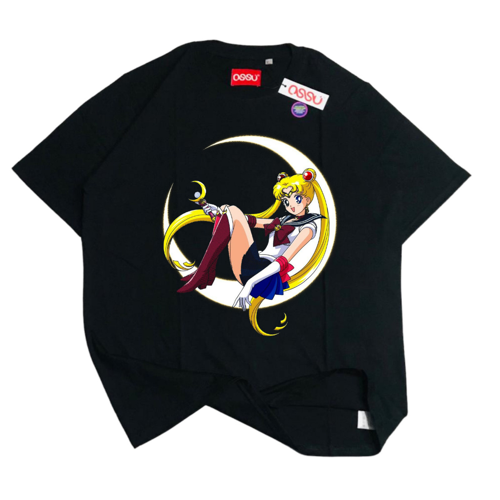 OSSU TSHIRT ANIME SAILORMOON USAGI 90s MANGA JAPAN