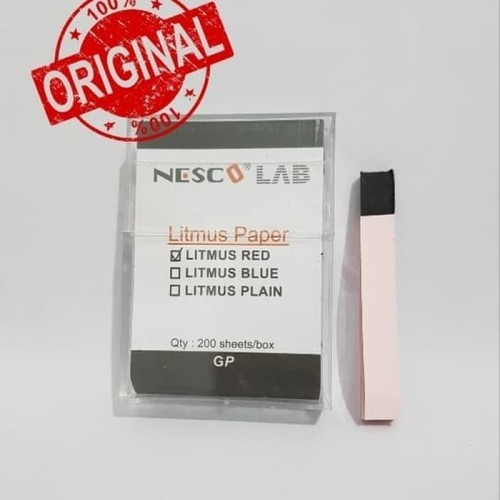 Kertas Lakmus / Litmus Paper Nesco Merah