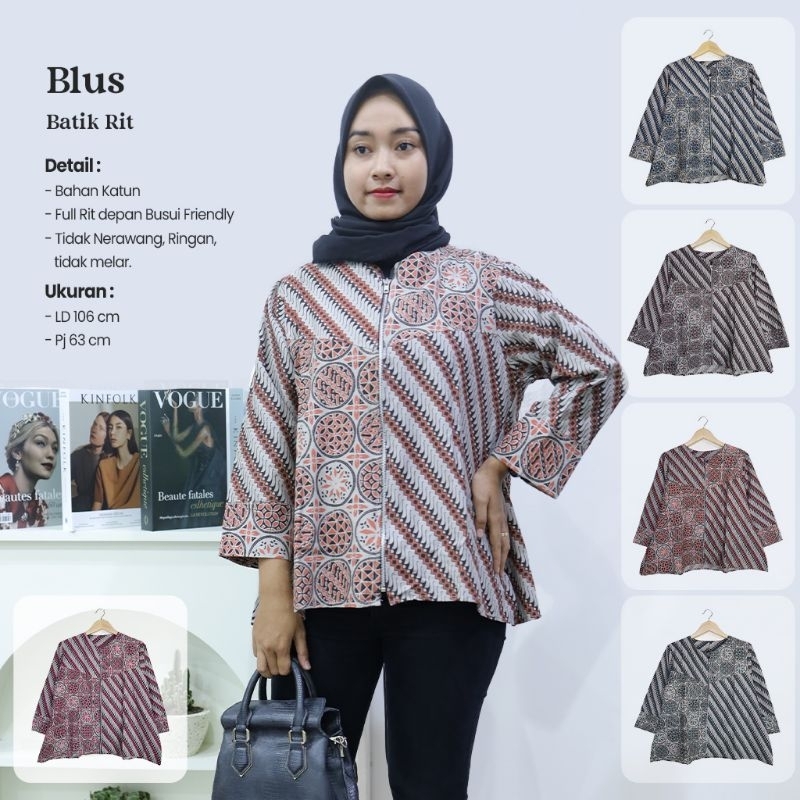 Blus Batik Rit - Naira Batik