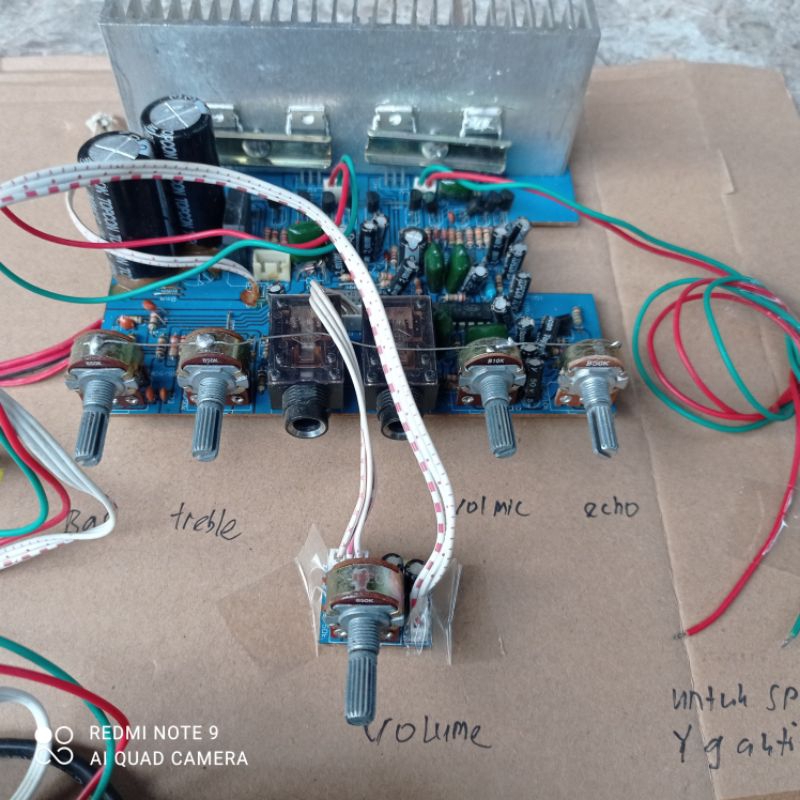 kit modul speaker aktif stereo echo Proton