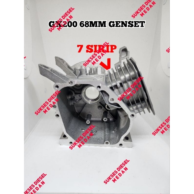 GX-200 Cylinder Block Cyl Blok Boringan Genset GX200 GX 200 Honda