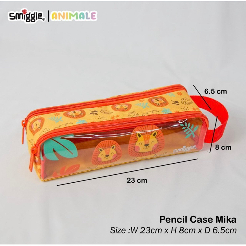 

Tempat Pensil Smiggle Animale - Animal Pencil Case - Tempat Pensil Mika