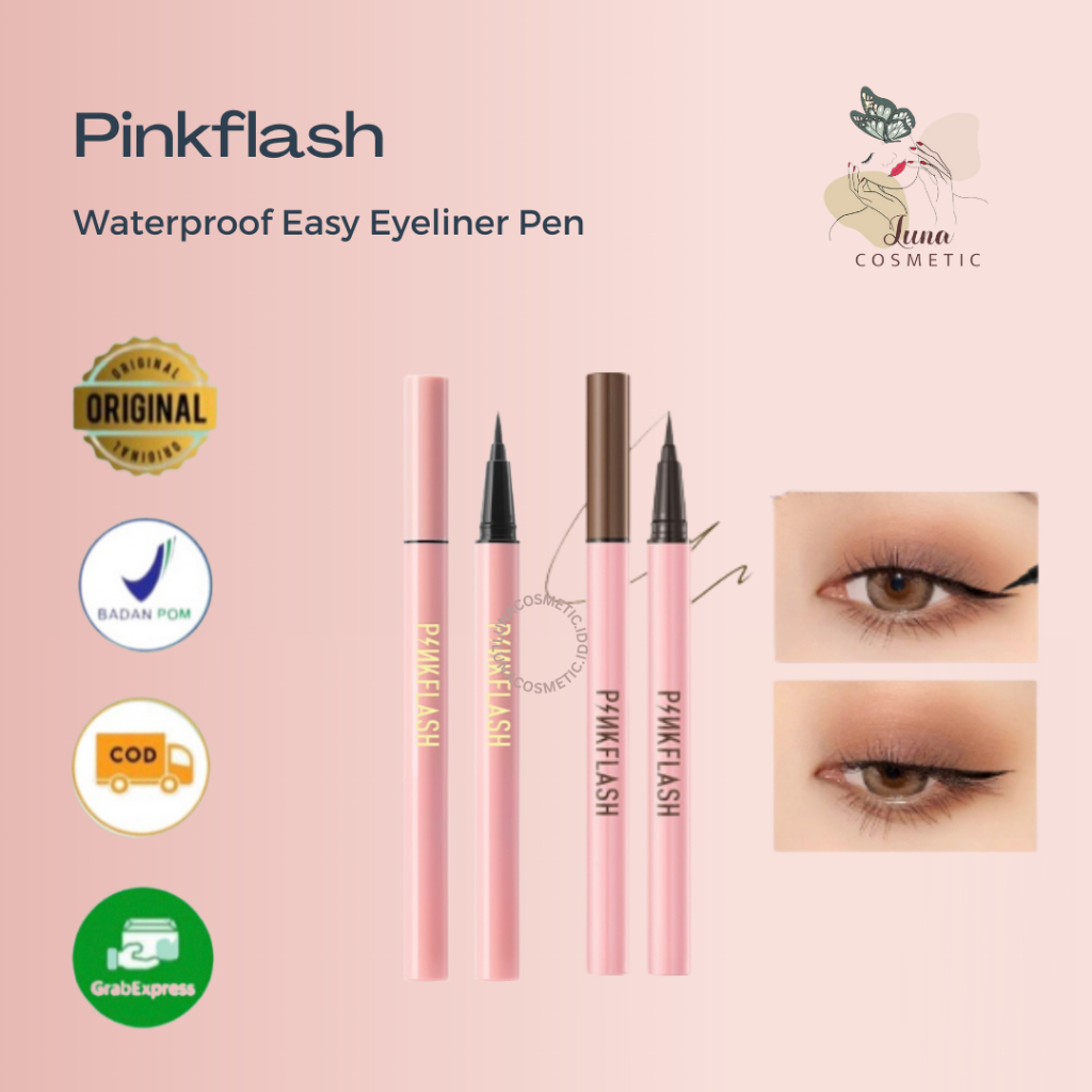 PINKFLASH OhMyLine Liquid Eyeliner Evenly Pigmented Long Lasting Waterproof Black