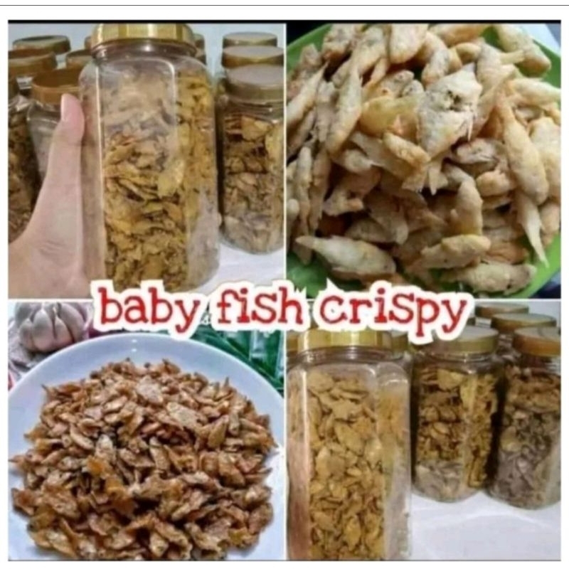 Baby Fish Crispy | Baby Fish Ikan Nila Goreng Crispy Toples 200gr