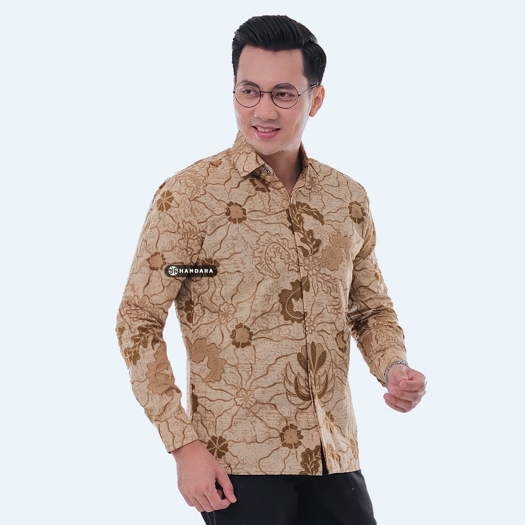 Handara Batik Pria Gurdo Crema HB-194