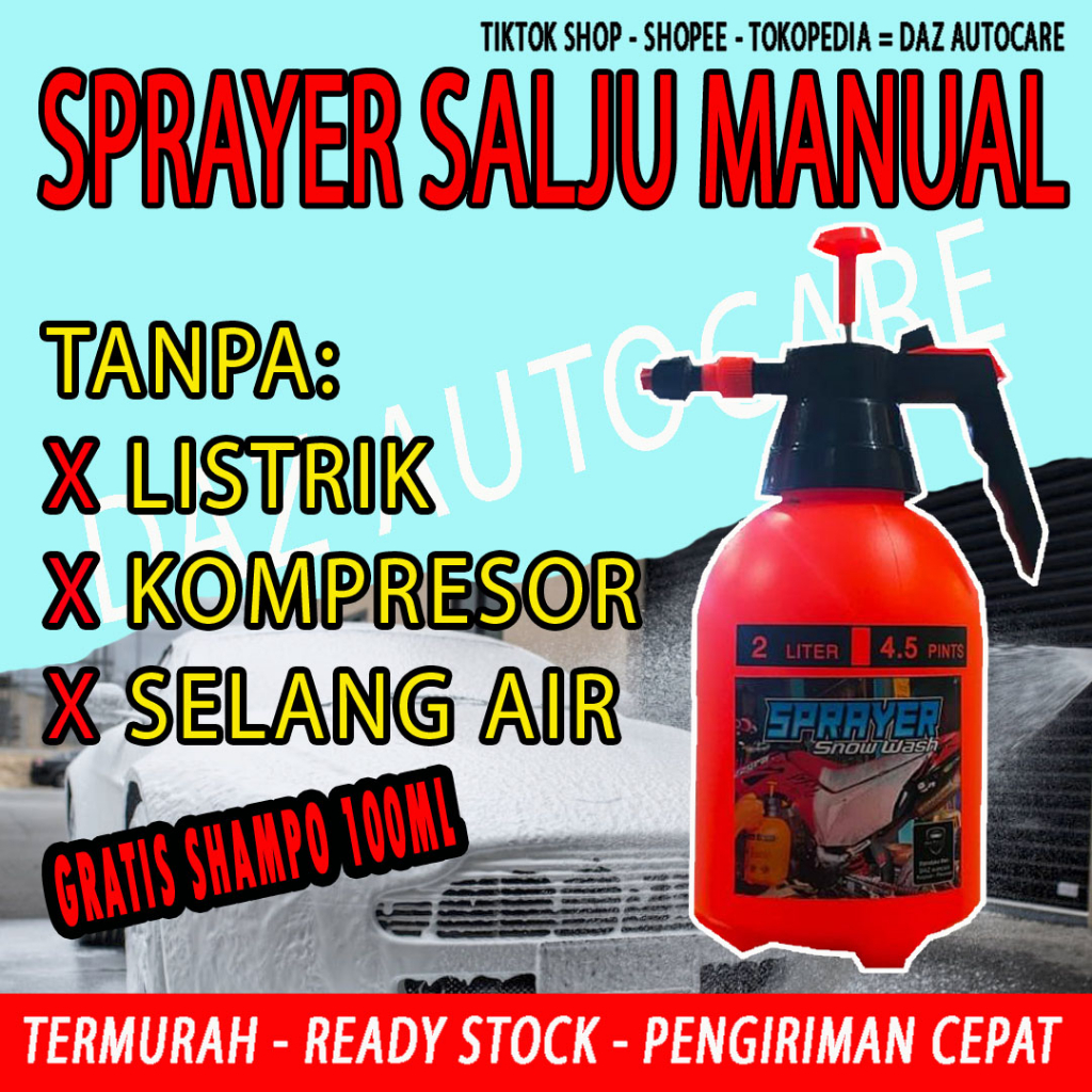 spray snow wash sprayer salju sprayer foam sprayer busa