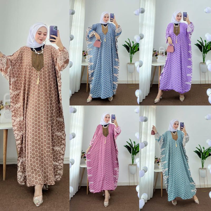 Kaftan sultan // Kaftan rayon premium // kaftan resleting depan