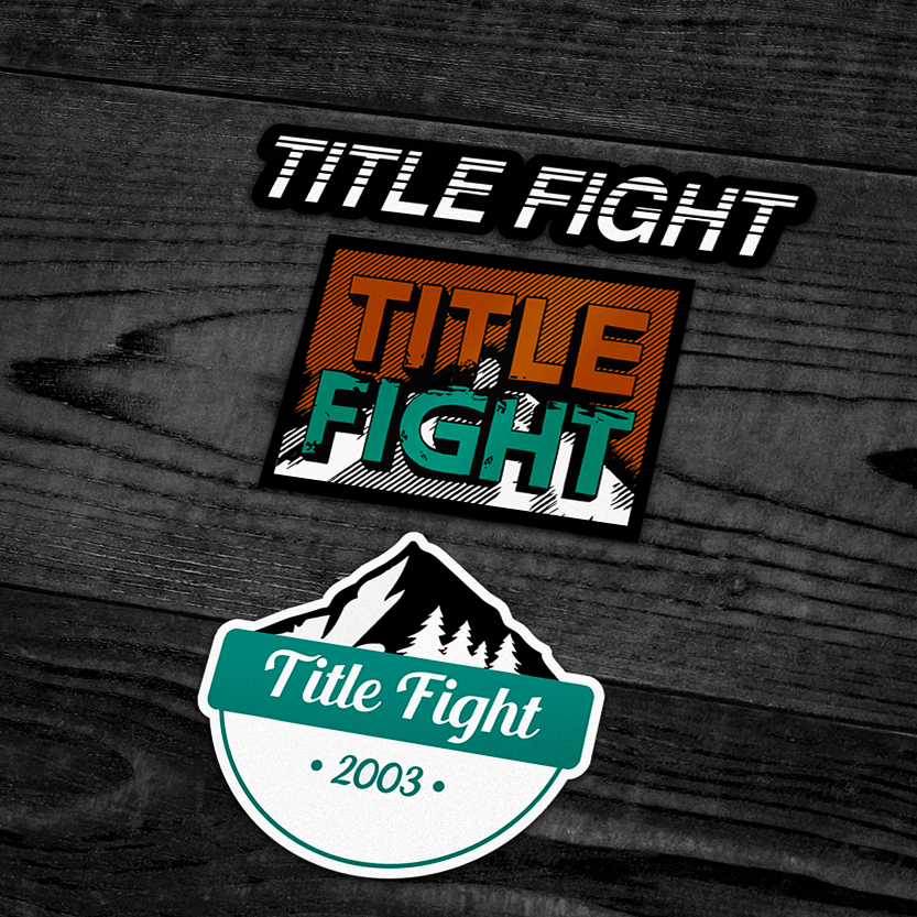 TITLE FIGHT Sticker Band - TITLE FIGHT (BOOTLEG)
