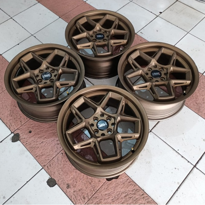 Velg Mobil Second R15 Hsr Wheel Wasile Ring 15 Lebar 6,5 Pcd 4x100-114 Et42 Velg Mobil Bekas R15