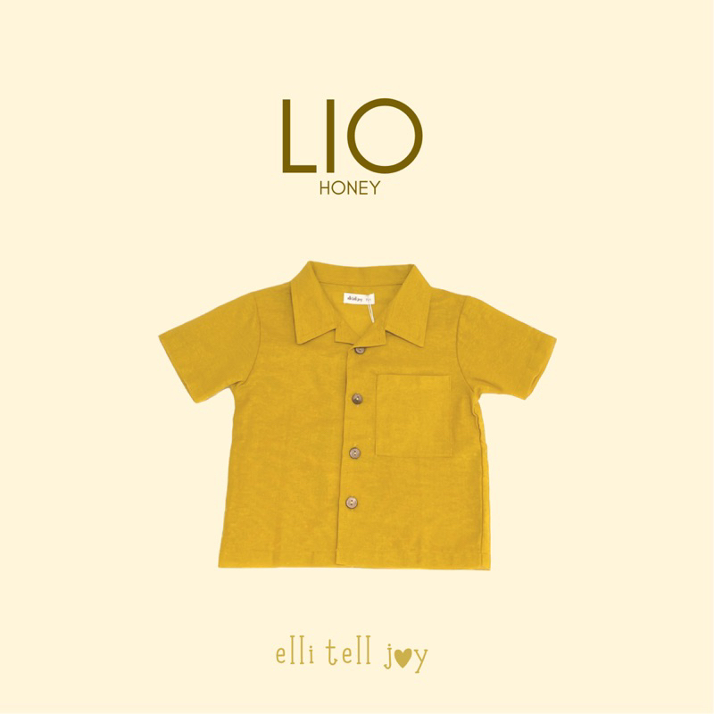 ELLITELLJOY - LIO BASIC SHIRT - Kemeja Anak Laki-Laki Usia 1 - 6 Tahun - Baju Anak Laki-Laki Baju Kemeja Anak