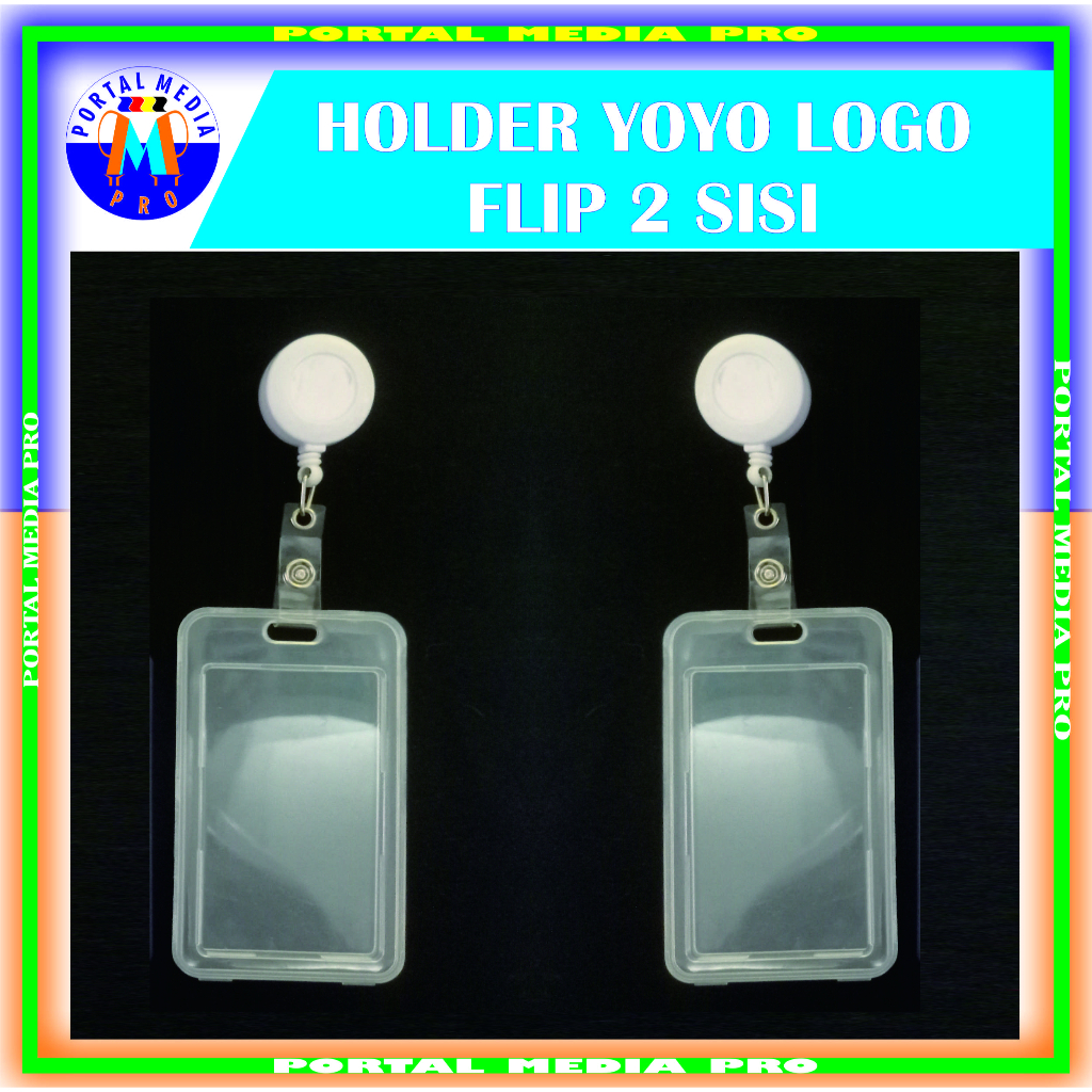 

Holder ID Card flip 2sisi