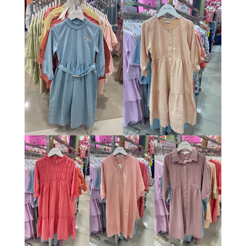 Dress anak perempuan PITO DITO (1-14 tahun)