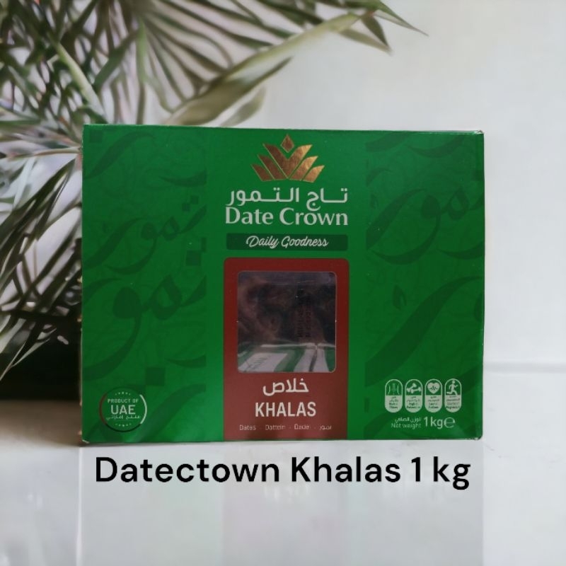 

Kurma emirates date crown khalas/ Khenaizi empuk lezat isi 1 kg