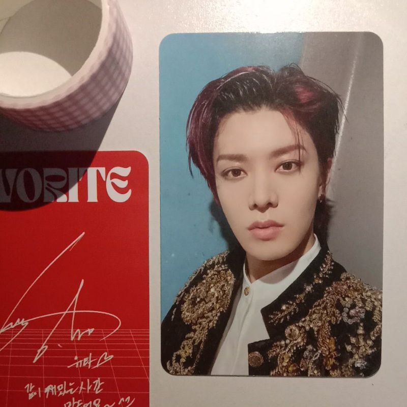 NCT 127 YUTA POETIC TRAGIC KIHNO FAVORITE PHOTOCARD PC OFFICIAL MURAH