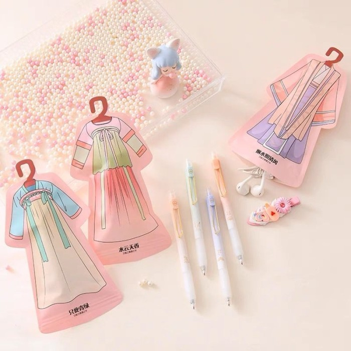 GP - Pulpen Gel Tas Kemasan Baju Cowok dan Cewek korea