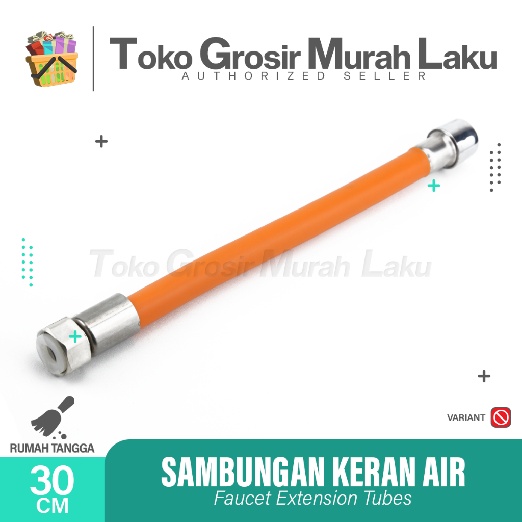 SAMBUNGAN KRAN AIR FLEXIBLE 30 cm UNIVERSAL 360° SELANG AIR