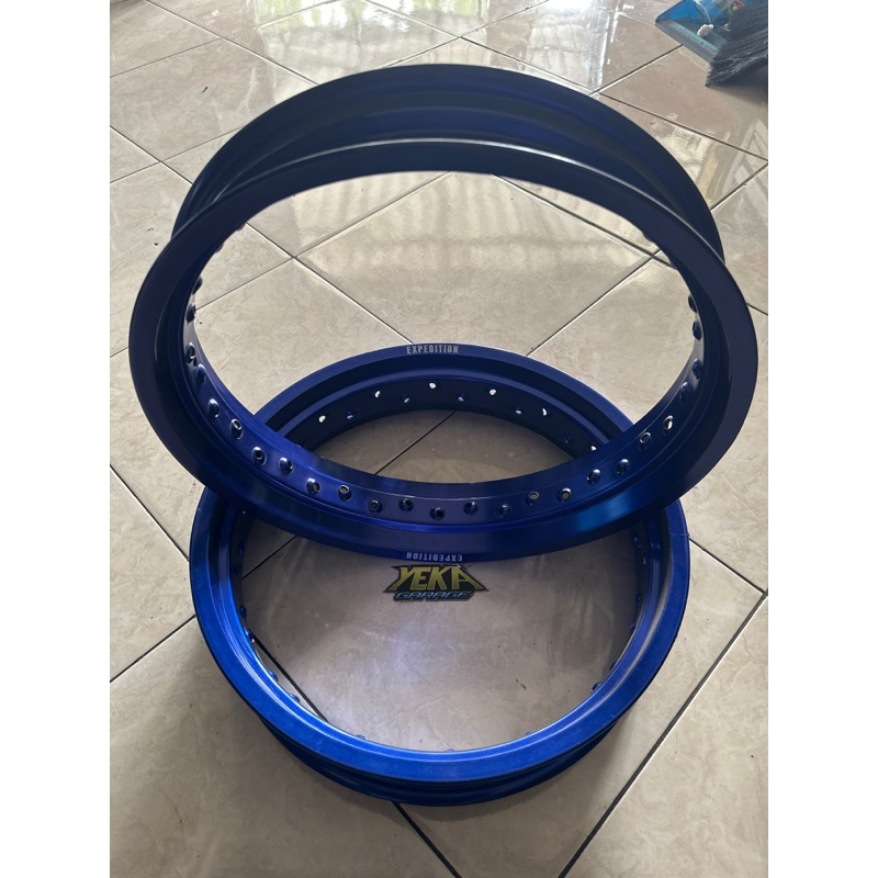 Velg Set Supermoto Expedition 300-350/17 Biru