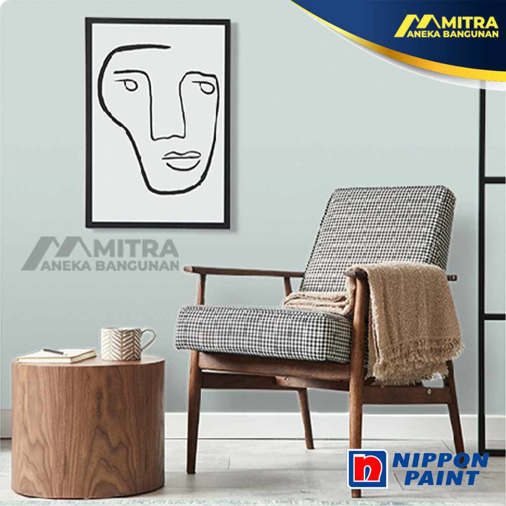 CAT TEMBOK EKSTERIOR INTERIOR NIPPON PAINT BLUE BASH NP N 2013 P / VINILEX / ABU BIRU