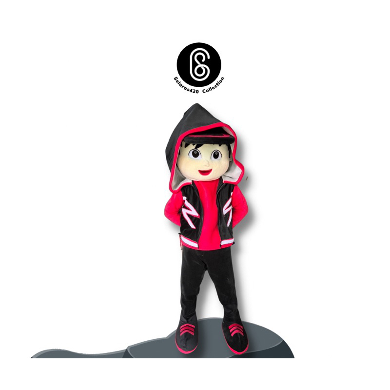 KOSTUM BADUT TERMURAH KARAKTER BOBOIBOY HODIE MERAH