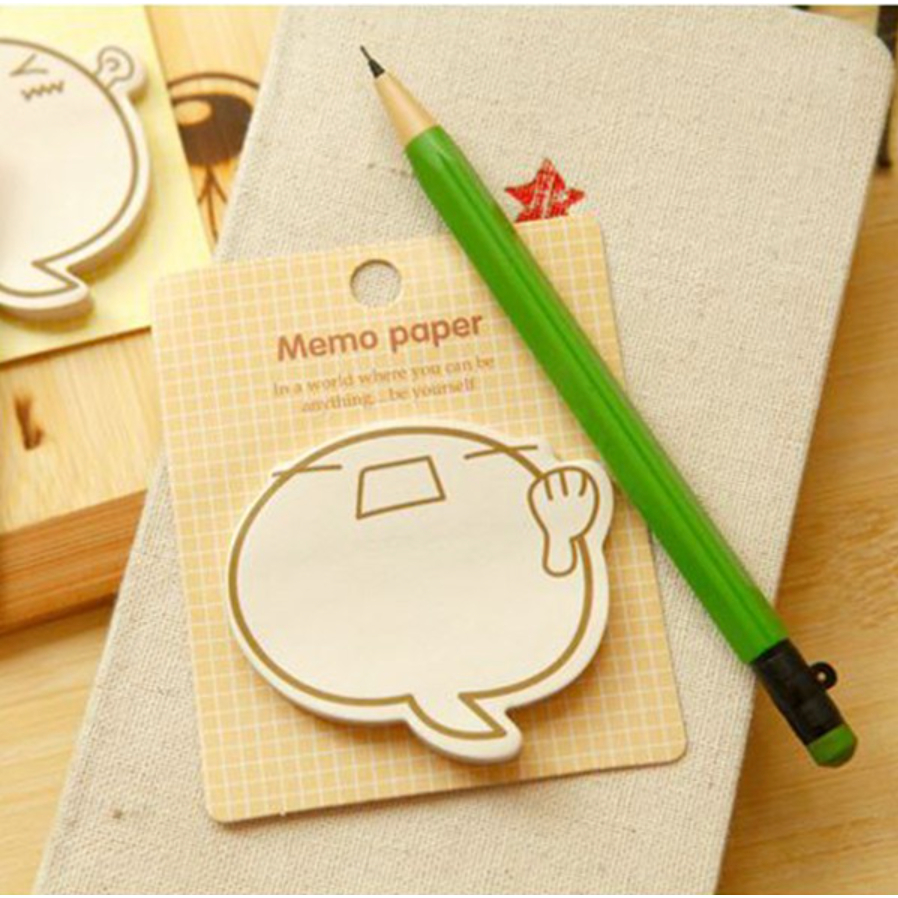 【GOGOMART】Sticky Notes Emoji Kertas Memo Memopad Emoticon Lucu