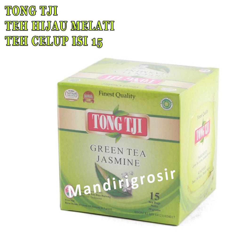 Teh Hijau Melati* Tong Tji* Teh Celup* 30gr* 15 kantong