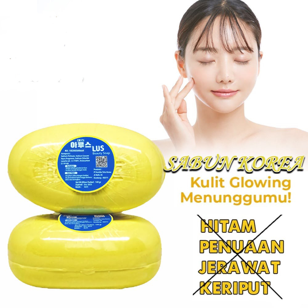 Sabun Korea Original 100% BPOM -Sabun Muka Glowing dan Pemutih Wajah Badan