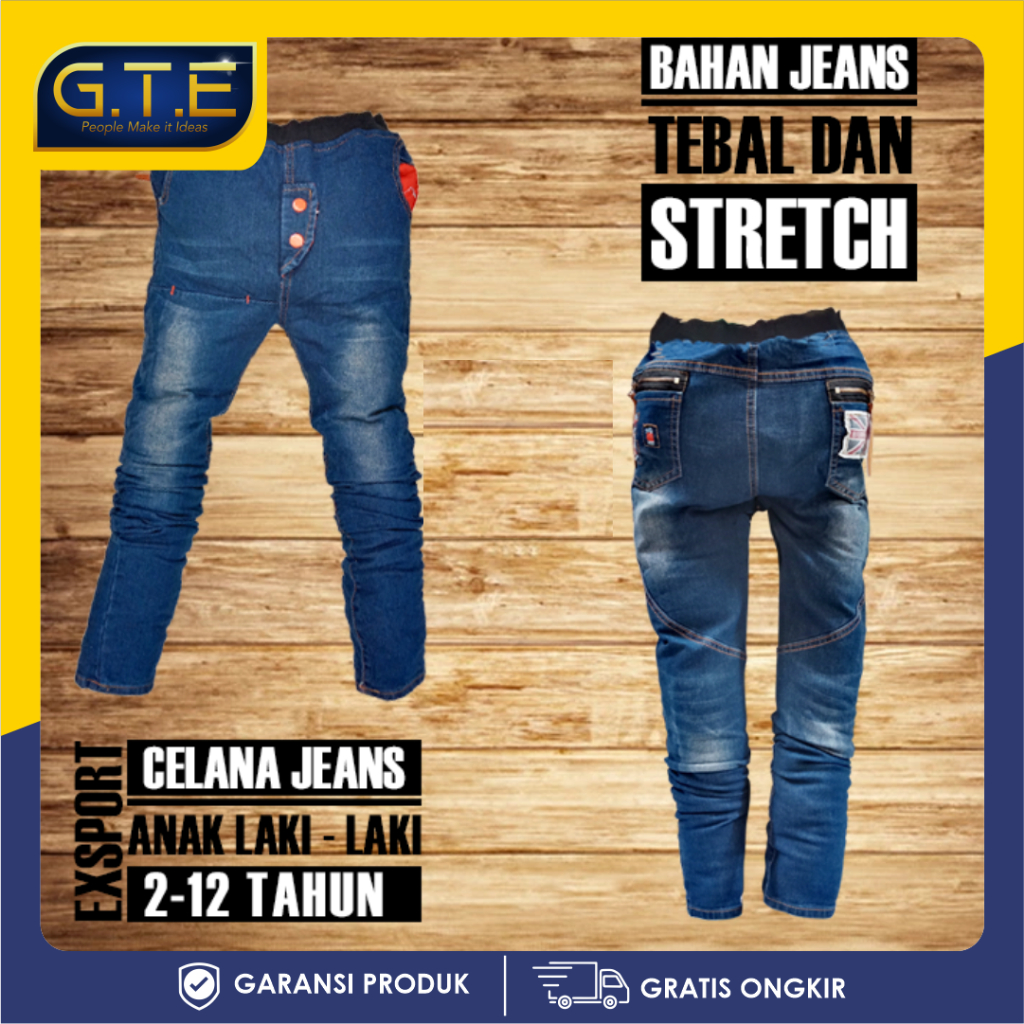 Celana jeans burbery anak unisex tanggung celana Levis anak cowok/cewek celana denim anak panjang