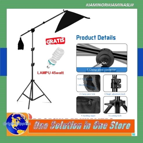 Paket softbox Boom arm light stand