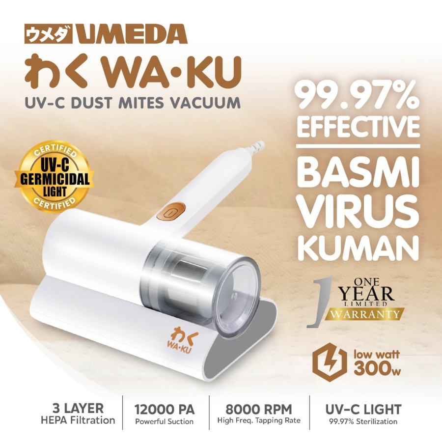 Umeda Waku UV-C Dustmite / Vacuum Cleaner / Vacum