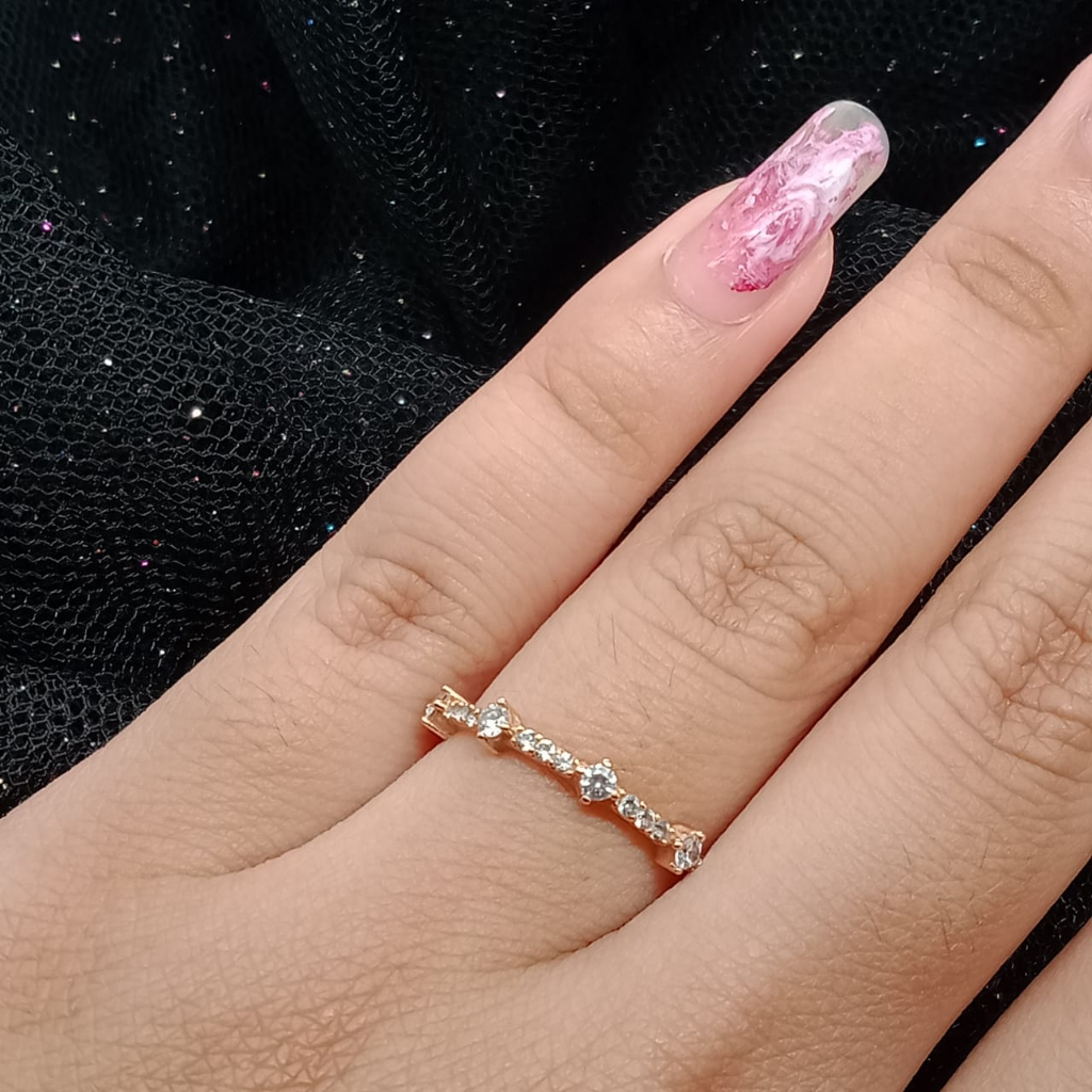 Cincin Emas 17K - 1.35 Gr Kadar 750 - 4609