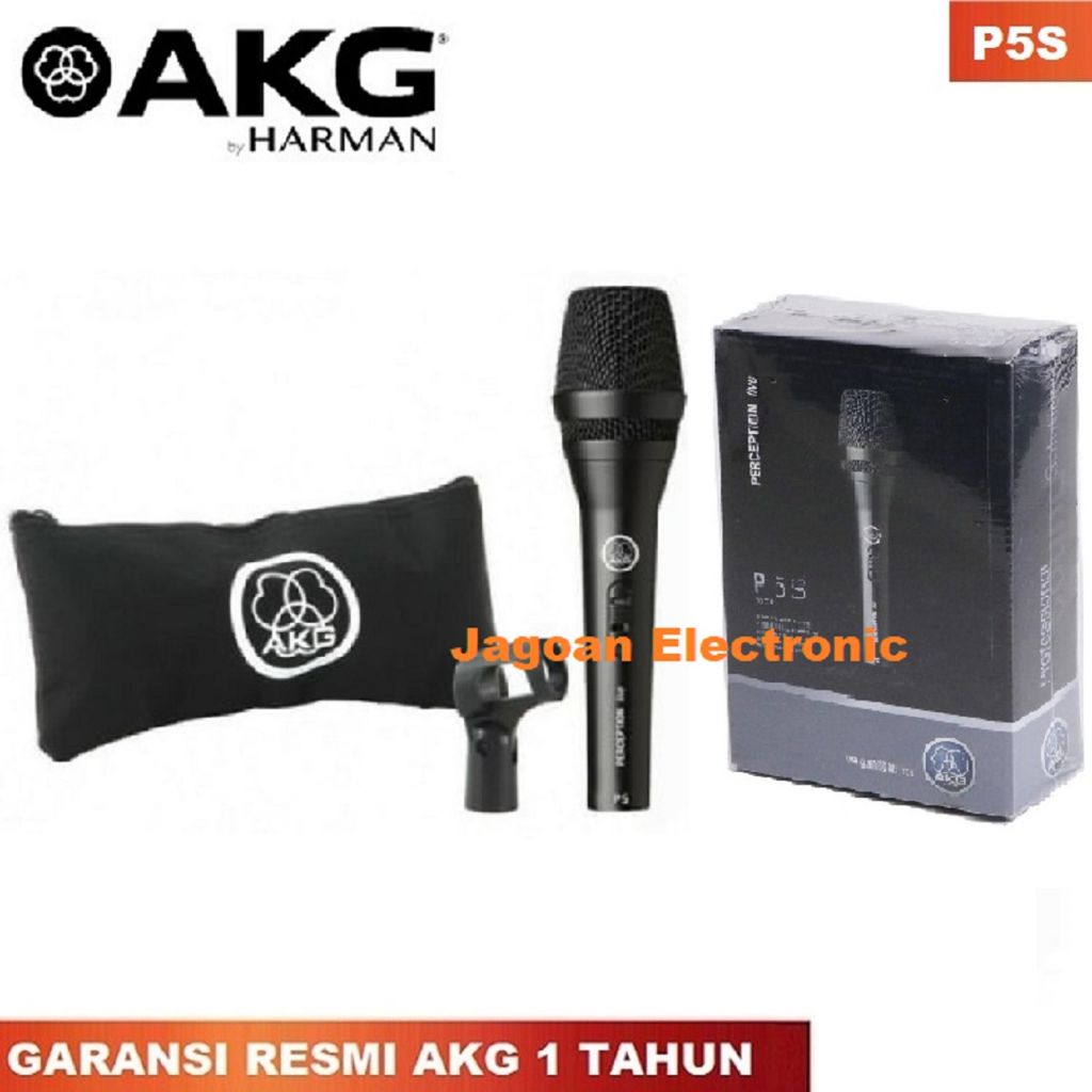 Microphone mic Kabel AKG P5 S Original AKG P5S Isi dalam Kemasan 1. 1