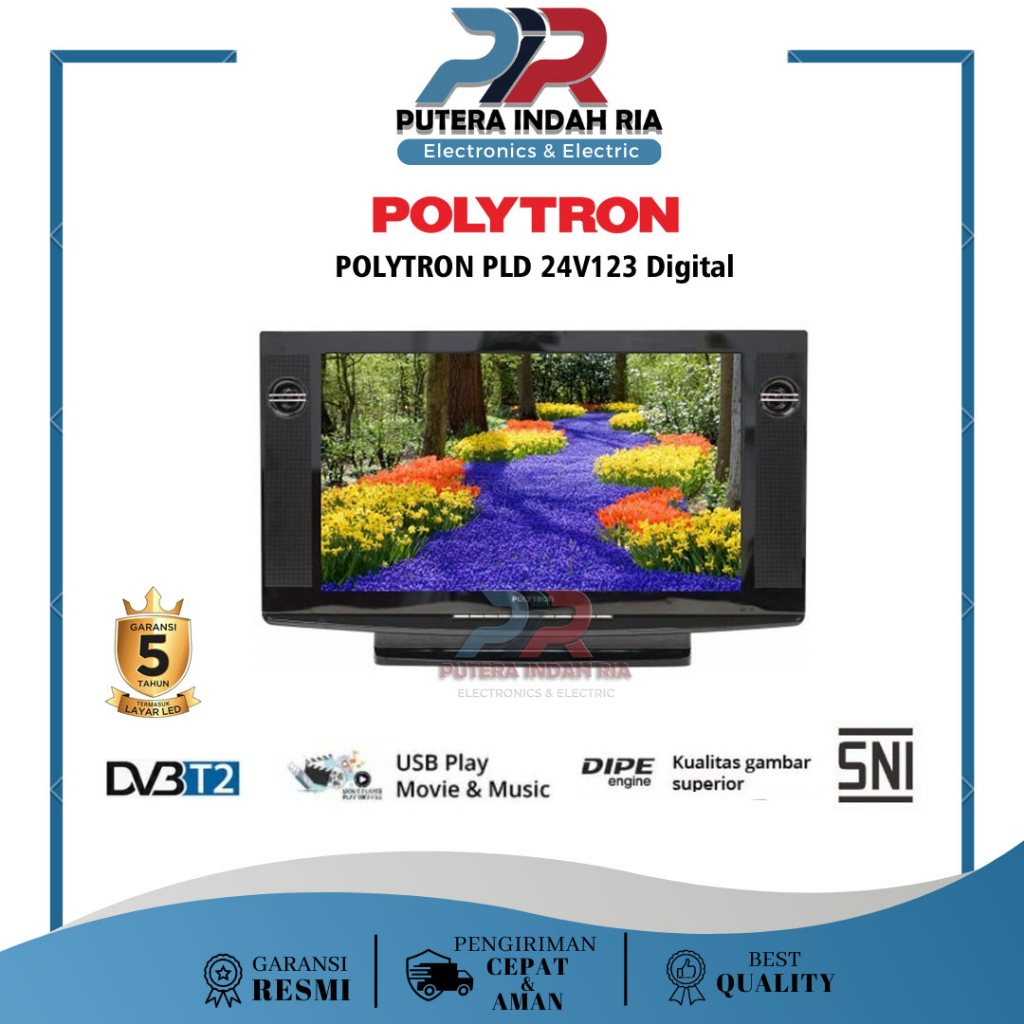 POLYTRON TV Semi Tabung PLD 24V123