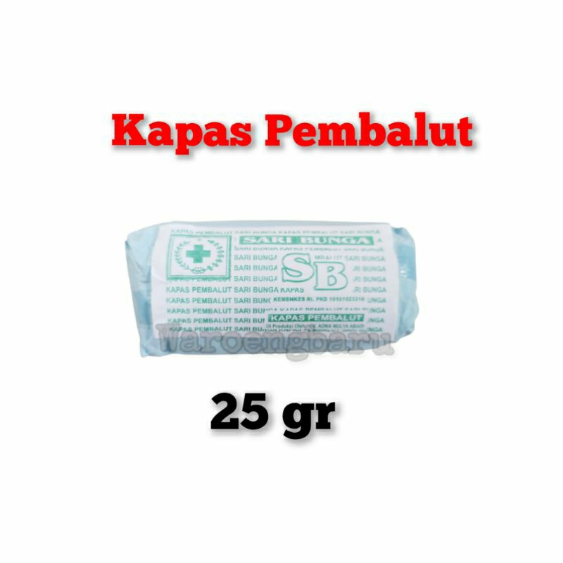 KAPAS PEMBALUT LUKA 25gr