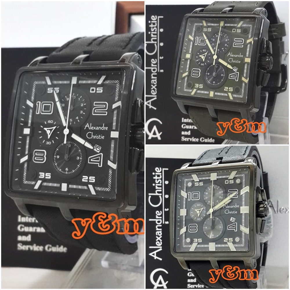 Jam Tangan Pria Alexandre Christie AC 6409 MCL Original