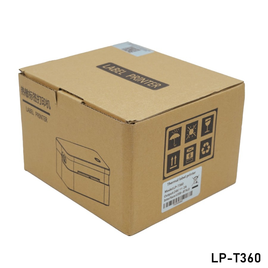 FREE LABEL PRINTER BARCODE THERMAL LABEL STIKER RESI IWARE LP-T360 USB BLUETOOTH PRINTER BLUETOOTH BARCODE