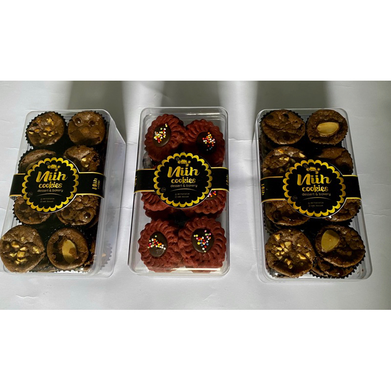 

MURAH COOKIES lebaran redvelvet & brownies kering kemasan 350gr