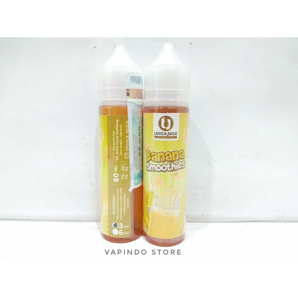 LEVICA BANANA SMOOTHIES 60ML 3MG BY LEVICA JUICE