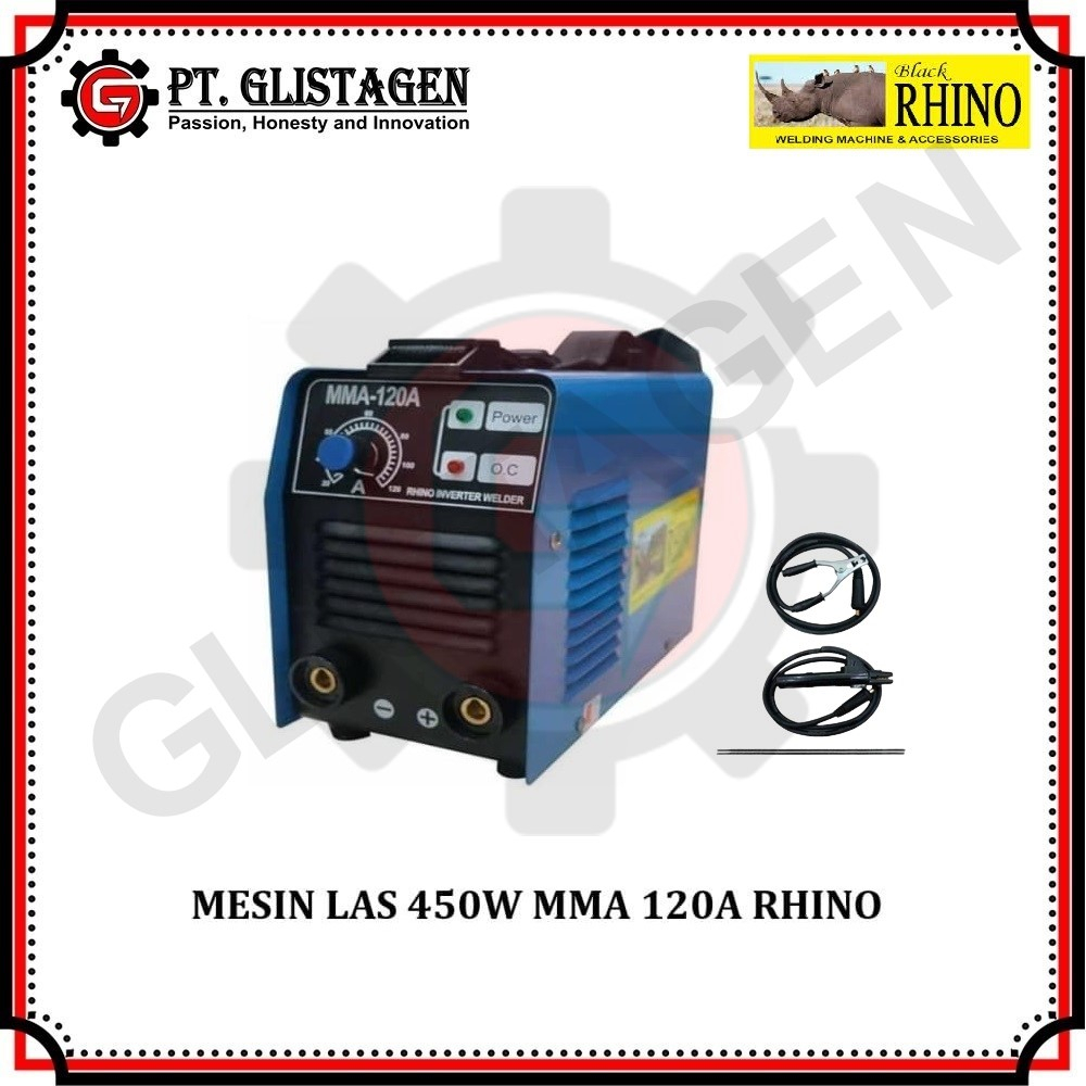 RHINO MMA120 450w 900w Mesin Las Travo Las Trafo Las Listrik Inverter MMA120 450w ++ 900w