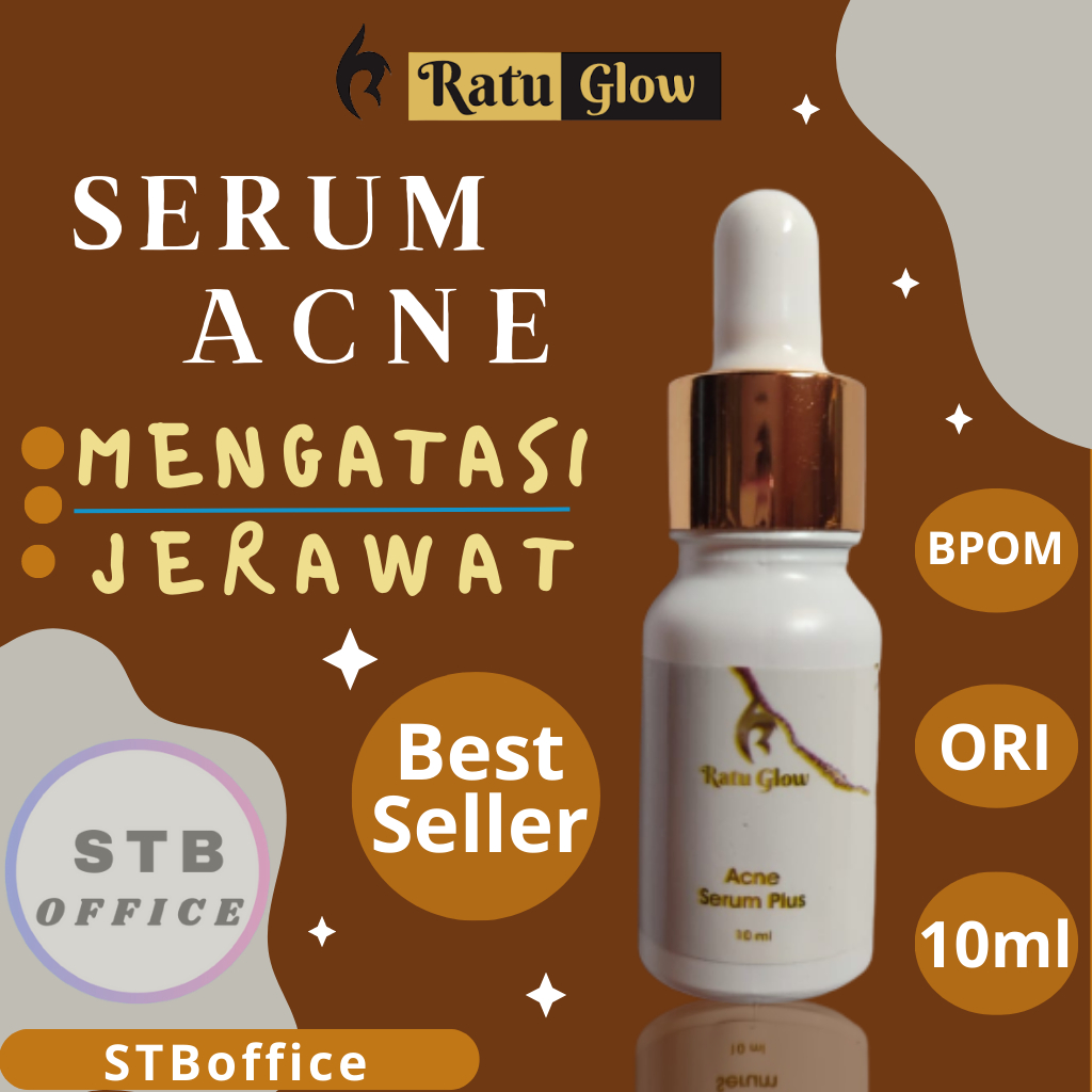 Ratu Glow Serum Acne Brightening Perawatan Pelembab Penghilang Jerawat Dan Bekas Jerawat Sebagai Muisturizer Kulit Wajah