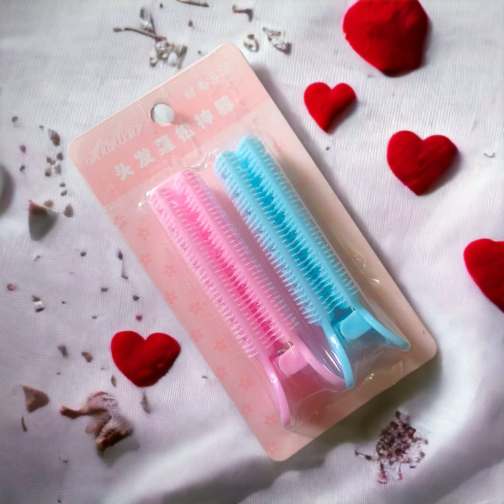 Sisir Lipat Wanita Set Isi 2 Bahan Plastik Tebal