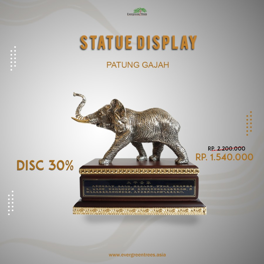 PATUNG GAJAH/ PATUNG GAJAH AKSESSORIS/ PATUNG PAJANGAN/ GAJAH ACCESSOR