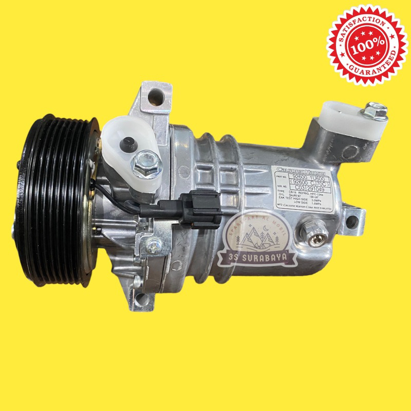 Kompresor Grand Livina 1500 CC 1800 CC Evalia Nissan Valve Pisah Ac Mobil Calsonic Kansei