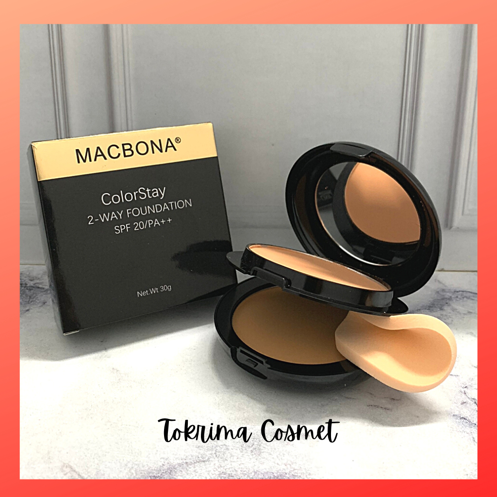 [LUSINAN] BEDAK TWC MCBONA / BEDAK FITME TABUR 2IN1