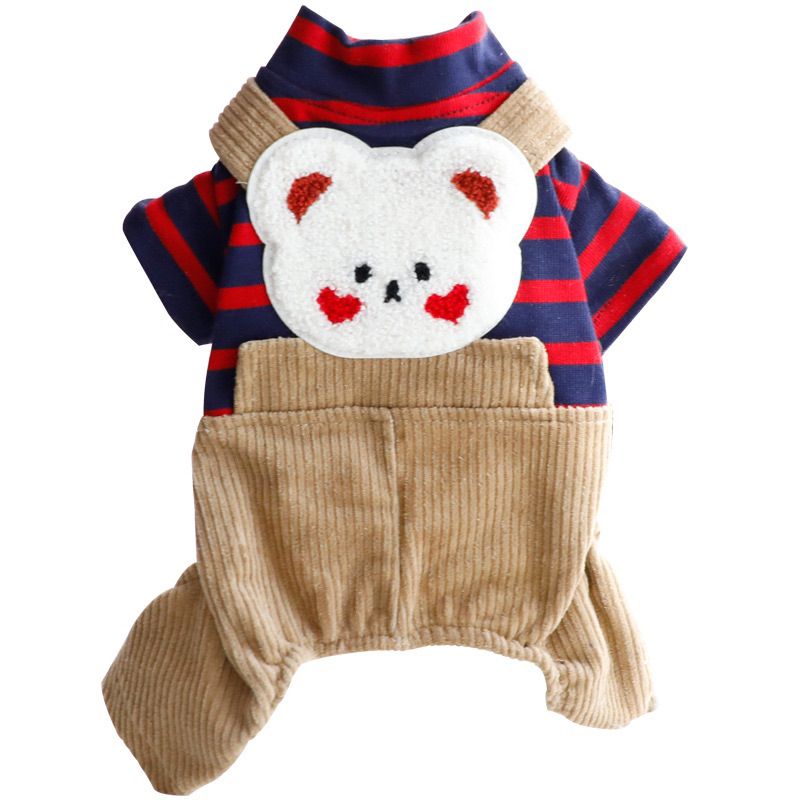 Mongi bear stripe korea jumper