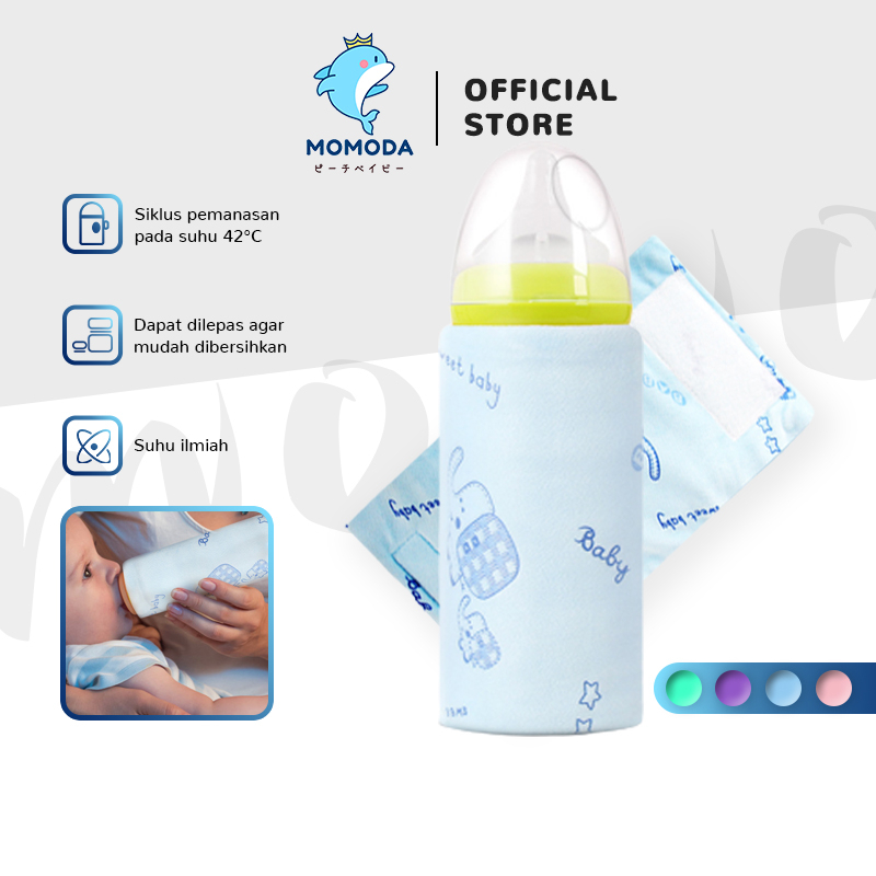 MOMODA Penghangat Botol Susu Bayi Portable dengan USB untuk Outdoor Pemanas botol susu portable - Pe