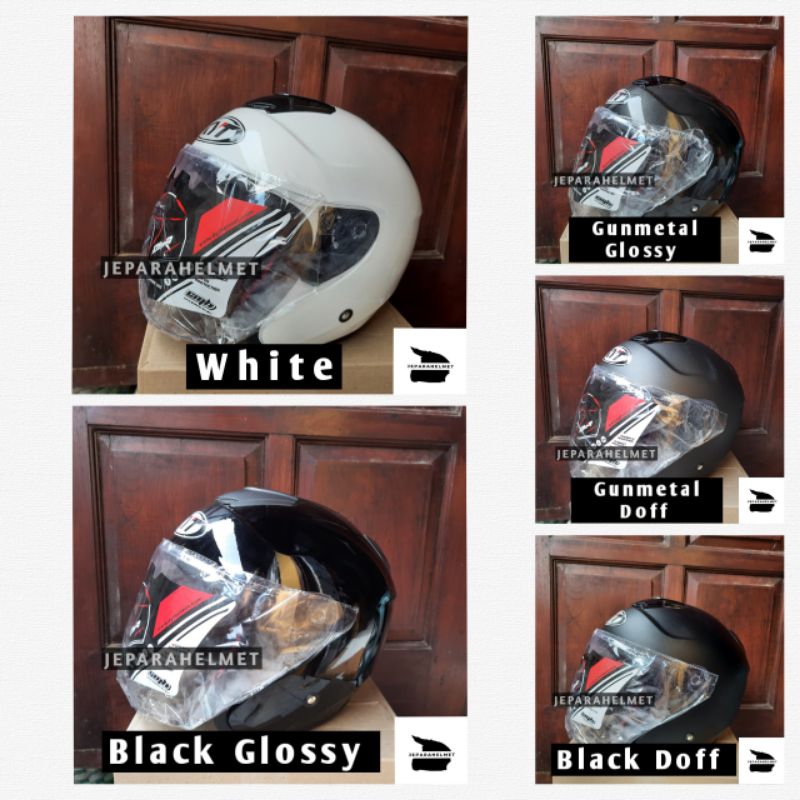 Helm Kyoto Merk DYR OSAKA All Varian Original | Helm Halfface DYR OSAKA Model Kyoto Premium Original