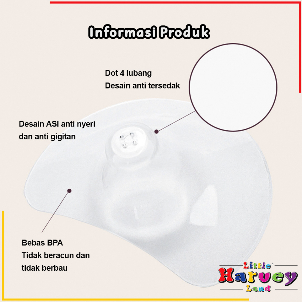 Dot Pelindung Puting Susu Ibu Menyusui Bayi Penutup Payudara dari Gigitan Anak Baby Silikon Nipple Cover Protector Breast Pad New Born BPA Free