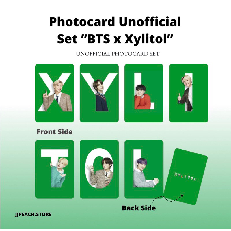 Photocard Unofficial Set “BTS x Xylitol”