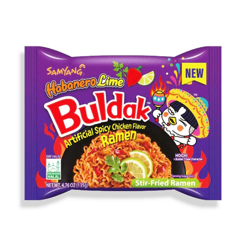 

SAMYANG HABANERO LIME BULDAK HOT CHICKEN RAMEN 135G