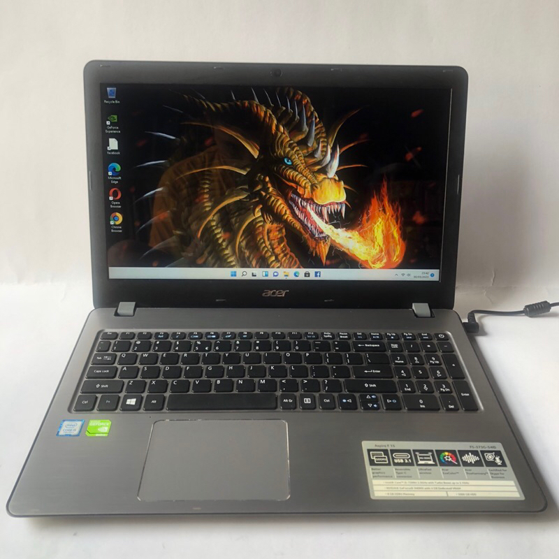 Laptop Gaming - Acer F5-573G i5 Gen 7 - Nvidia 4G BDDR5 - Ram 16 256GB